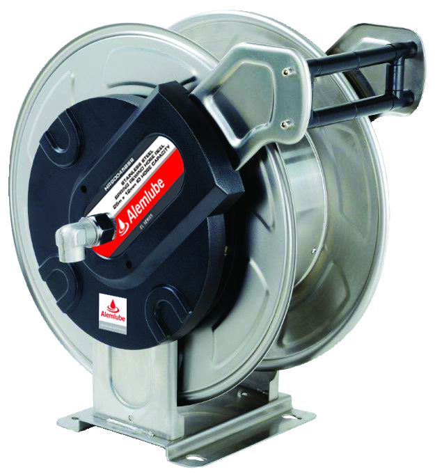 Alemlube Retractable Air Hose Reel - 20m, 10mm, HR40030